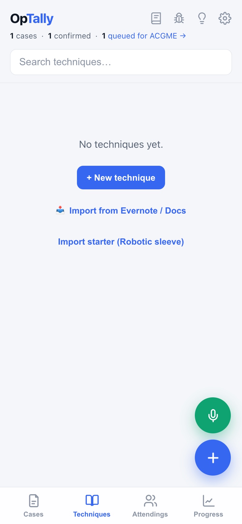 A technique page